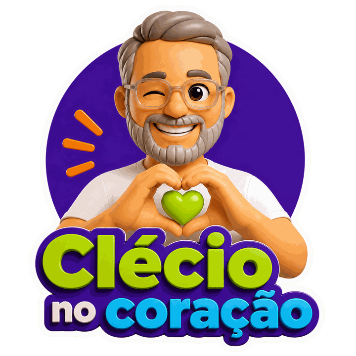 Clécio no coração — verde